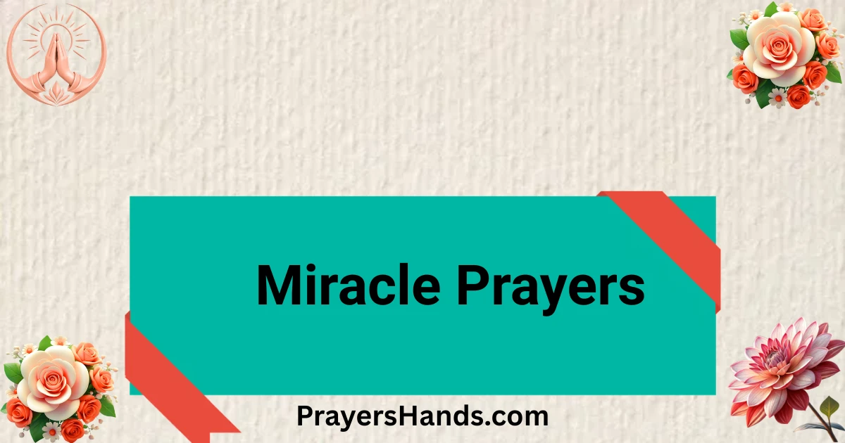 miracle-prayers
