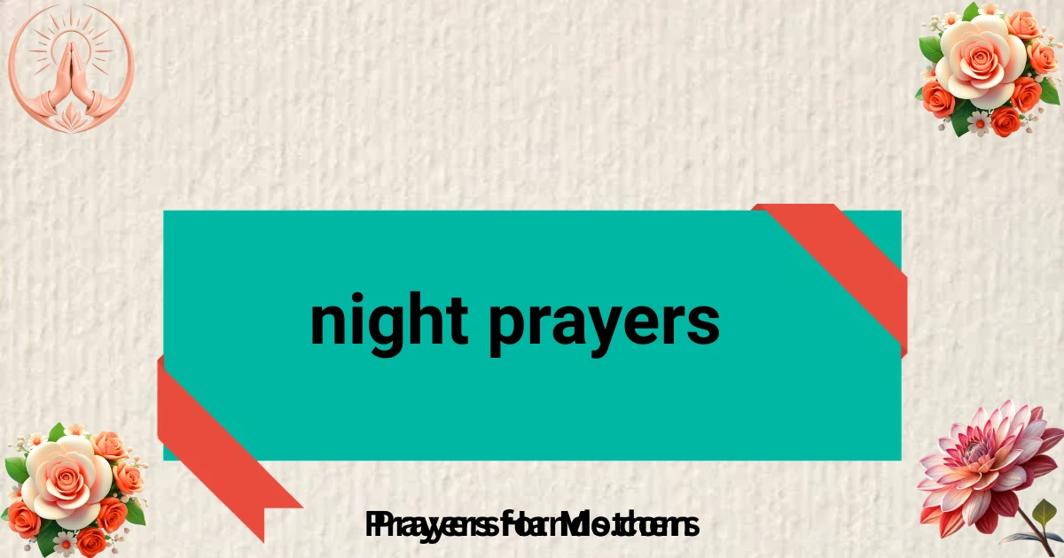 night-prayers