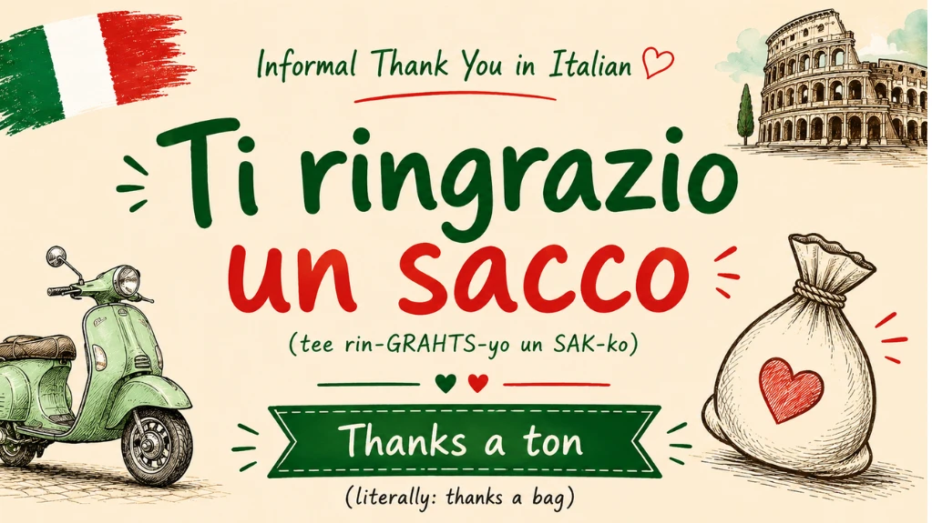 Informal Thank You in Italian
