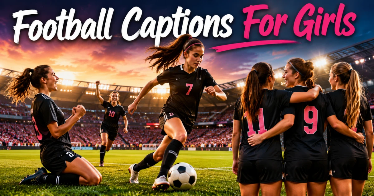 football-captions-for-girls