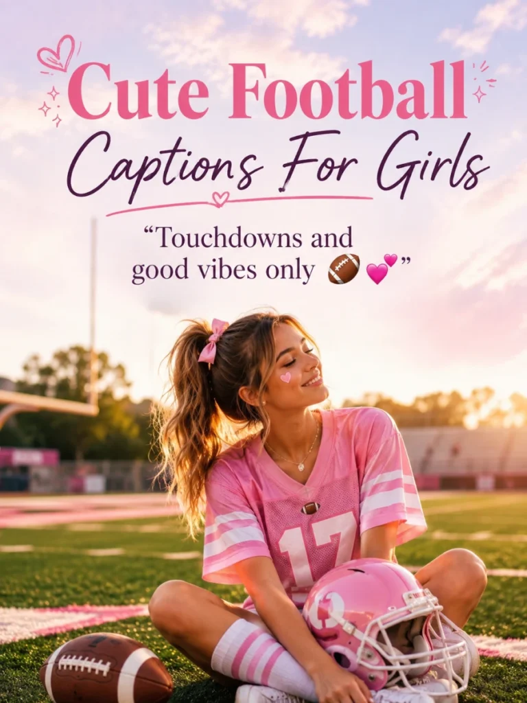 fotball-captions-for-girls